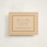 "Meadow Friends" - Baby Shower Insert Cards in Mint by Melissa Johnson - Front