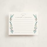 "Elephant Shower" - Baby Shower Insert Cards in Forest by Lori Wemple - Front