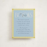 "Bright Star" - Baby Shower Insert Cards in Skylight by Laura Hankins - Front