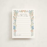 "Sweet Garden" - Baby Shower Insert Cards in Pastel by Elly - Front