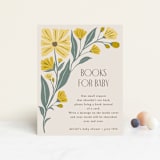 "storybook garden" - Baby Shower Insert Cards in Buttercup by Karidy Walker - Front