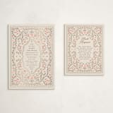 "Victorian" - Baby Shower Insert Cards in Versailles by Claudia Orengo - With Invitation