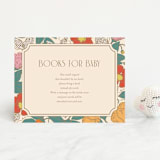 "Gilded Butterfly Garden" - Baby Shower Insert Cards in Ivory by Simona Camp - Front