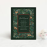 "Deer Forest" - Baby Shower Insert Cards in Forest by Elly - Front
