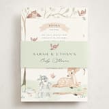 "Disney's Sweet Bambi" - Baby Shower Insert Cards in Sunshine by Teju Reval - With Bellyband