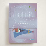 "Disney Fairies Flora, Fauna & Merryweather" - Baby Shower Insert Cards in Magic by Yuliya Evseeva - With Bellyband