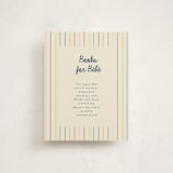 "Apres Bebe" - Baby Shower Insert Cards in Cream by Ellen Schlegelmilch - Front