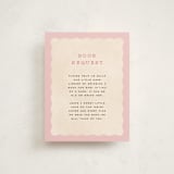 "Holiday Greetings" - Baby Shower Insert Cards in Cotton Candy by Pixel and Hank - Front