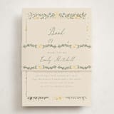 "Cottage Life" - Baby Shower Insert Cards in Vanilla by frau brandt - With Bellyband