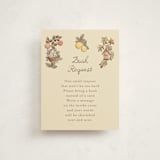 "Autumn Harvest" - Baby Shower Insert Cards in Ivory by Becky Nimoy - Front