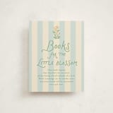 "Vintage blossom" - Baby Shower Insert Cards in Sky by Creo Study - Front