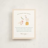 "Honk for Baby!" - Baby Shower Insert Cards in Lemonade by Julie Murray - Front