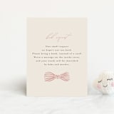 "Neddy" - Baby Shower Insert Cards in Petal by Carrie ONeal - Front