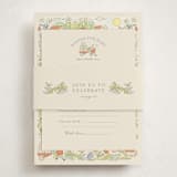 "Vintage magic town" - Baby Shower Insert Cards in Vanilla by Sabrin Deirani - With Bellyband