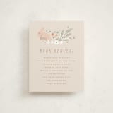"Twinkle Bunny" - Baby Shower Insert Cards in Sand by Hannah Williams - Front