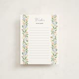 "Garden Ribbon" - Baby Shower Insert Cards in Bluebell by Sarah Knight - Front