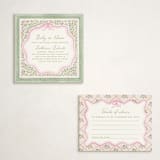 "Baby in bloom" - Baby Shower Insert Cards in Garden Glory by Creo Study - With Invitation