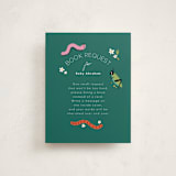 "Little Bug" - Baby Shower Insert Cards in Garden by Hudson meet Rose - Front