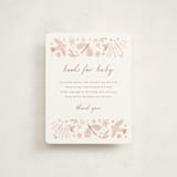 "Creatures" - Baby Shower Insert Cards in Sherbet by Pixel and Hank - Front