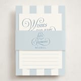 "Oh Boy!" - Baby Shower Insert Cards in Bluebonnet by Laura Hankins - With Bellyband