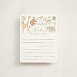 "A wild one" - Baby Shower Insert Cards in Jungle by Creo Study - Front