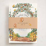 "Vintage Winnie the Pooh Baby Shower Invite" - Baby Shower Insert Cards in Honey by The Savage Label - With Bellyband