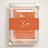 "Fabled Storybook" - Baby Shower Insert Cards in Auburn by Paper Raven Co. - With Bellyband