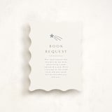 "Little Star" - Baby Shower Insert Cards in Slate by Meggy Masters - Front