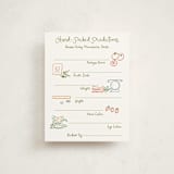 "Locally Grown Sketch" - Baby Shower Insert Cards in Meadow by Jenna Holcomb - Front