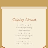 "scandi boho" - Baby Shower Insert Cards in Terracotta by Itsy Belle Studio - Close up