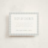 "Charming" - Baby Shower Insert Cards in Sky by Lea Delaveris - Front
