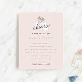 "Mimosas and Milk" - Baby Shower Insert Cards in Sky by Alethea and Ruth - Front