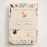"Woodland Dreams" - Baby Shower Insert Cards in Sunshine by Teju Reval - With Bellyband