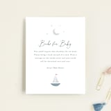 "Set Sail" - Baby Shower Insert Cards in Pond by Jen Tips - Front