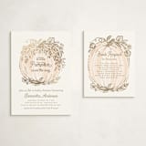 "Little pumpkin" - Baby Shower Insert Cards in Peach by Paper Sun Studio - With Invitation