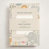 "Safari Dreams" - Baby Shower Insert Cards in Sunshine by Teju Reval - With Bellyband