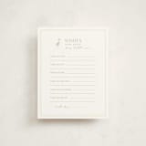 "Lovely jungle" - Baby Shower Insert Cards in Sage by Sabrin Deirani - Front