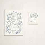 "Ocean Love" - Baby Shower Mini Insert Cards in Ocean by Monika Torun - With Invitation