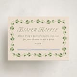 "Limoncello" - Baby Shower Mini Insert Cards in Rome by Claudia Orengo - Front
