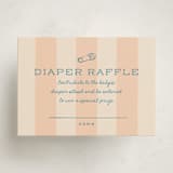 "Nesting Toolbox" - Baby Shower Mini Insert Cards in Peachy by Leia Matt - Front