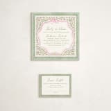 "Baby in bloom" - Baby Shower Mini Insert Cards in Garden Glory by Creo Study - With Invitation