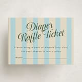 "Soda Shoppe" - Baby Shower Mini Insert Cards in Cream Soda by Morgan Kendall - Front