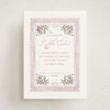 "Baby in Bloom." - Baby Shower Mini Insert Cards in Heather by Jenna Holcomb - Front