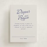 "baby hippo" - Baby Shower Mini Insert Cards in Twilight Frost by Cass Loh - Front