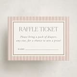"The Little Heirloom" - Baby Shower Mini Insert Cards in Rose by Lucrecia Caporale - Front