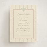 "Precious" - Baby Shower Mini Insert Cards in Mint by Tina Faselli - Front