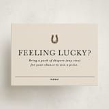 "Wesley" - Baby Shower Mini Insert Cards in Juniper by Kate Ahn - Front