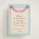 "House of Love" - Baby Shower Mini Insert Cards in Sky by Ana de Sousa - Front