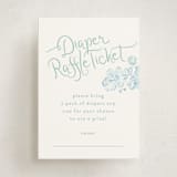 "paris with love" - Baby Shower Mini Insert Cards in Breezy Skies by Phrosné Barwood - Front