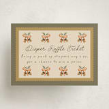 "Nuts for Baby" - Baby Shower Mini Insert Cards in Pumpkin by Jackie Crawford - Front
